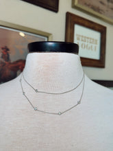 Load image into Gallery viewer, The Double Layer Rhinestone Cowgirl Necklace {GOLD + SILVER}