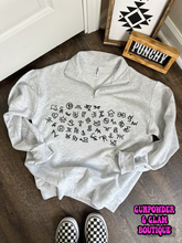 Load image into Gallery viewer, Cattle Brands Quarter Zip