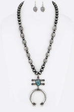 Load image into Gallery viewer, Navajo Beads Squash Blossom Iconic Necklace Set