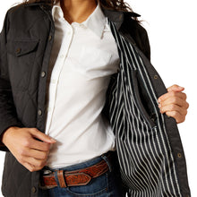 Load image into Gallery viewer, Ariat Women's Black Grizzly Quilted Barn Jacket