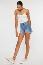Load image into Gallery viewer, High Rise DENIM SHORTS JEANS-