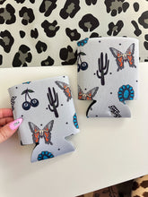 Load image into Gallery viewer, Western Butterfly Koozie (2 sizes)
