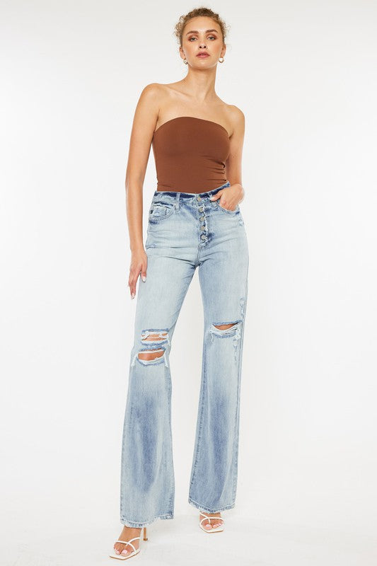 GABBY ULTRA HIGH RISE FLARE JEANS