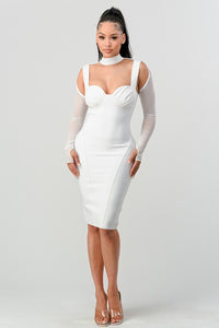 AMALIA FASHION BANDAGE DRESS