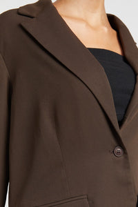 Ollie OVERSIZED CUTEDGE DETAIL BLAZER