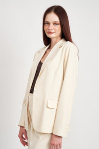 Ollie OVERSIZED CUTEDGE DETAIL BLAZER