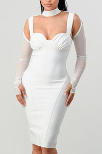 AMALIA FASHION BANDAGE DRESS