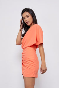 Olivia One Shoulder Wrap Dress