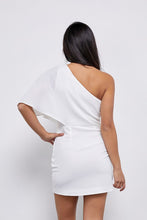 Load image into Gallery viewer, Olivia One Shoulder Wrap Dress