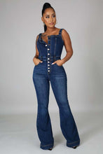 Load image into Gallery viewer, STEPHENVILLE DENIM SEXY JUMPSUIT