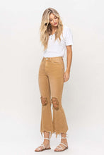 Load image into Gallery viewer, Mustard High Rise Distressed Vervet Jeans