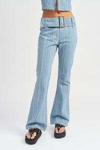 THE PLAZA LOW RISE FLARED JEANS