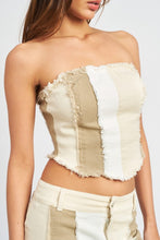 Load image into Gallery viewer, THE CAY SLEEVELESS BLOCK CORSET TOP