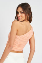 Load image into Gallery viewer, ONE SHOULDER RUCHED TOP