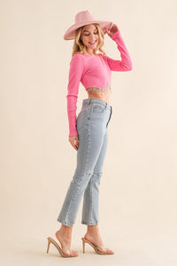 The Flamingo Rhinestone Jeans