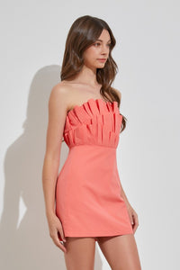 Olexandra Off Shoulder Ruffle Dress