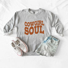 Load image into Gallery viewer, Cowgirl Soul Graphic Sweatshirt