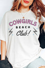 Load image into Gallery viewer, COWGIRLS BEACH CLUB GRAPHIC TEE