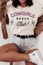Load image into Gallery viewer, COWGIRLS BEACH CLUB GRAPHIC TEE