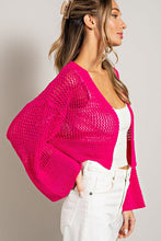 Load image into Gallery viewer, PSL EYELET KNIT CARDIGAN