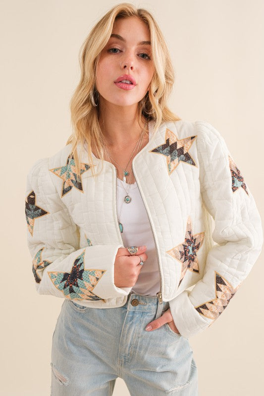 Leann Quilted Western Jacket