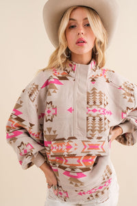Cantina Aztec Western Pullover