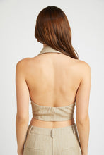 Load image into Gallery viewer, LILLIAN HALTER NECK TOP WITH OPEN BACK