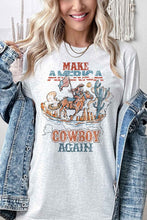 Load image into Gallery viewer, MAKE AMERICA COWBOY AGAIN OVERSIZED TEE / T-SHIRT