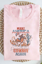 Load image into Gallery viewer, MAKE AMERICA COWBOY AGAIN OVERSIZED TEE / T-SHIRT