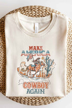 Load image into Gallery viewer, MAKE AMERICA COWBOY AGAIN OVERSIZED TEE / T-SHIRT