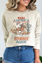 Load image into Gallery viewer, MAKE AMERICA COWBOY AGAIN OVERSIZED SWEATSHIRT