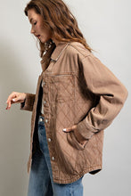 Load image into Gallery viewer, MANNIN QUILTED BUTTON DOWN JACKET