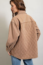 Load image into Gallery viewer, MANNIN QUILTED BUTTON DOWN JACKET