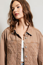 Load image into Gallery viewer, MANNIN QUILTED BUTTON DOWN JACKET