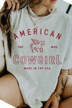 Load image into Gallery viewer, AMERICAN COWGIRL GRAPHIC TEE / T-SHIRT