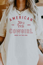 Load image into Gallery viewer, AMERICAN COWGIRL GRAPHIC TEE / T-SHIRT