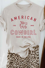 Load image into Gallery viewer, AMERICAN COWGIRL GRAPHIC TEE / T-SHIRT