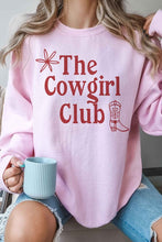 Load image into Gallery viewer, COWGIRL CLUB OVERSIZED SWEATSHIRT