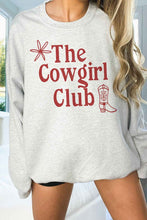 Load image into Gallery viewer, COWGIRL CLUB OVERSIZED SWEATSHIRT