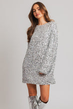 Load image into Gallery viewer, BALL DROP Long Sleeve Sequin Mini Dress