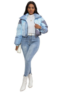BROOKSHIRE DENIM INSPIRED PUFFER JACKET