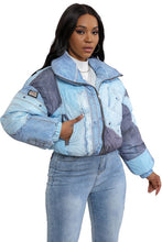 Load image into Gallery viewer, BROOKSHIRE DENIM INSPIRED PUFFER JACKET