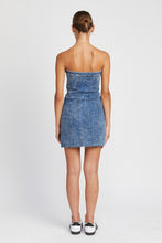 Load image into Gallery viewer, Artesia BUTTON DOWN TUBE DENIM DRESS