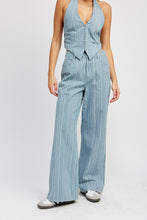 Load image into Gallery viewer, THE BLUEZ MID RISE WIDE LEG PANTS