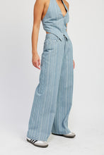 Load image into Gallery viewer, THE BLUEZ MID RISE WIDE LEG PANTS