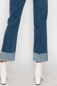 CHAROLETTE HIGH RISE STRAIGHT JEANS