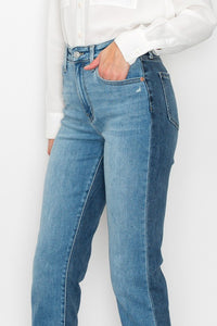 CHAROLETTE HIGH RISE STRAIGHT JEANS