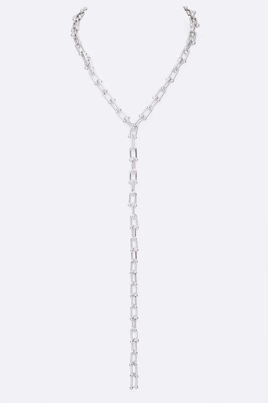 Iconic Chain Link Y Necklace