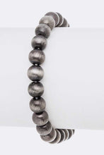 Load image into Gallery viewer, Compressed Stone Navajo Beads Stretch Bracelet