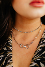 Load image into Gallery viewer, The Harlowe Horsebit Necklace in Silver